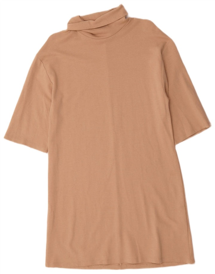 Sukienka damska Zara UK 10 Small, beżowa, bawełniana