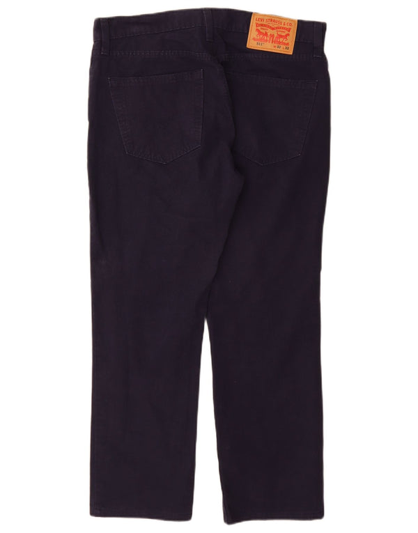 Męskie spodnie Levi's 511 Slim Casual W32 L27 Granatowa bawełna