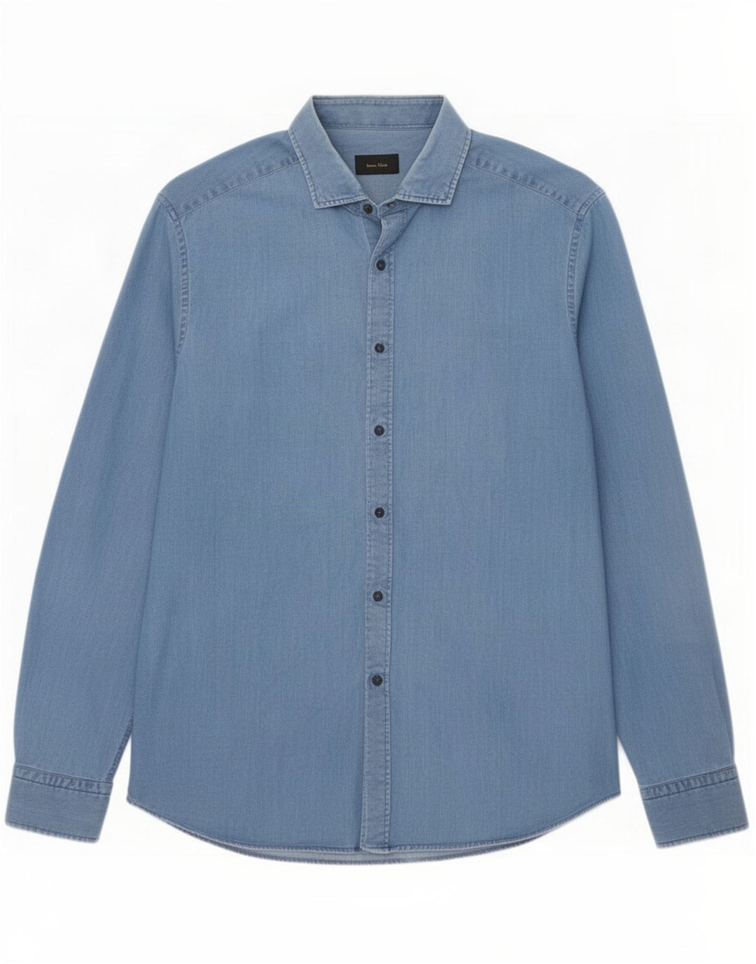 Męska koszula dżinsowa Massimo Dutti XL niebieska bawełniana