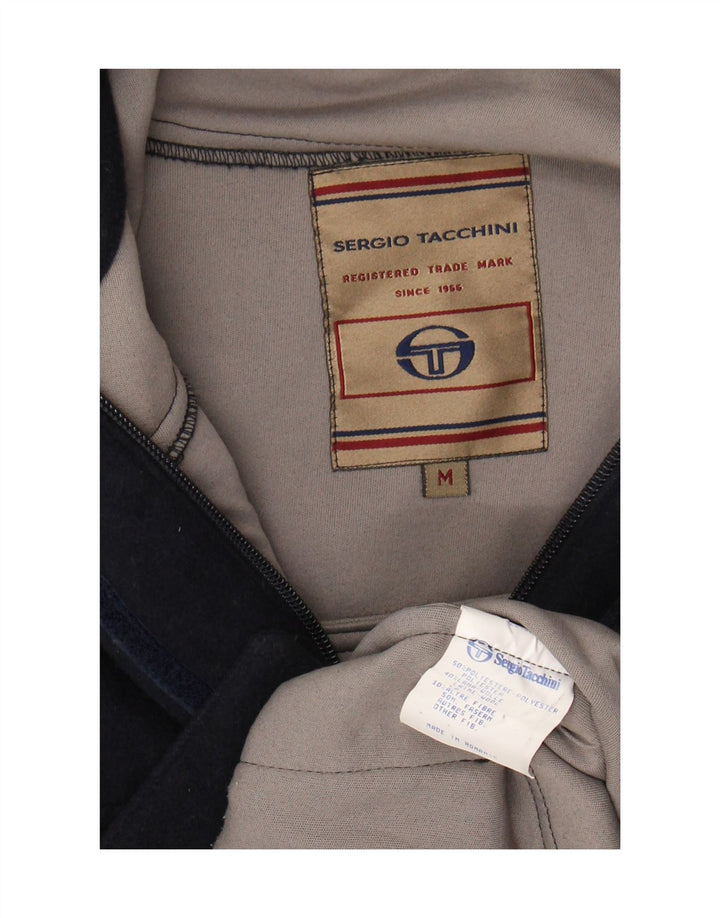 Damski płaszcz wiatrówka Sergio Tacchini UK 14, średni granatowy poliester