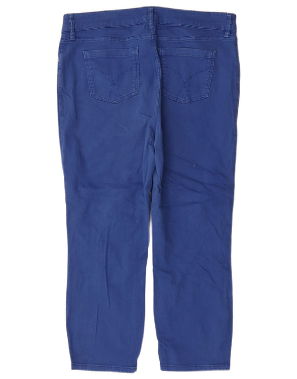 Crew Clothing Damskie krótkie dżinsy UK 16, duże, W34 L23, niebieska bawełna