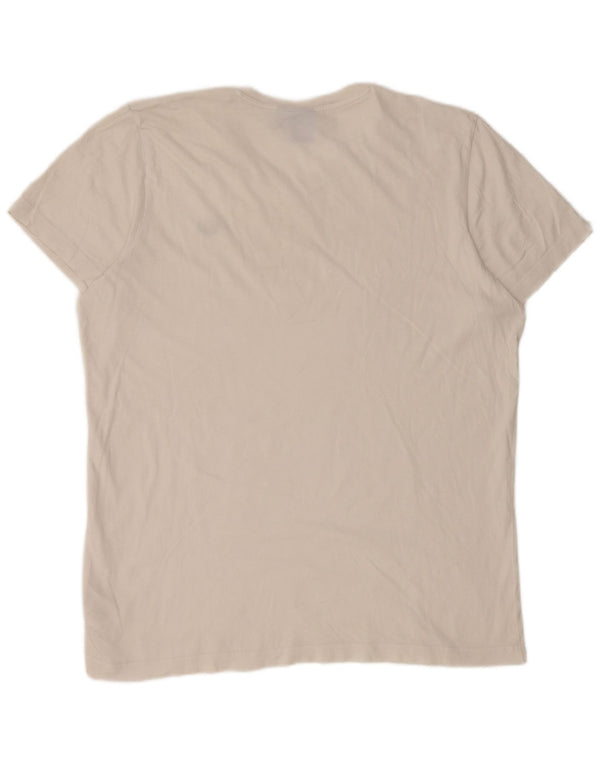 Adidas Mens T-Shirt Top XL White Cotton