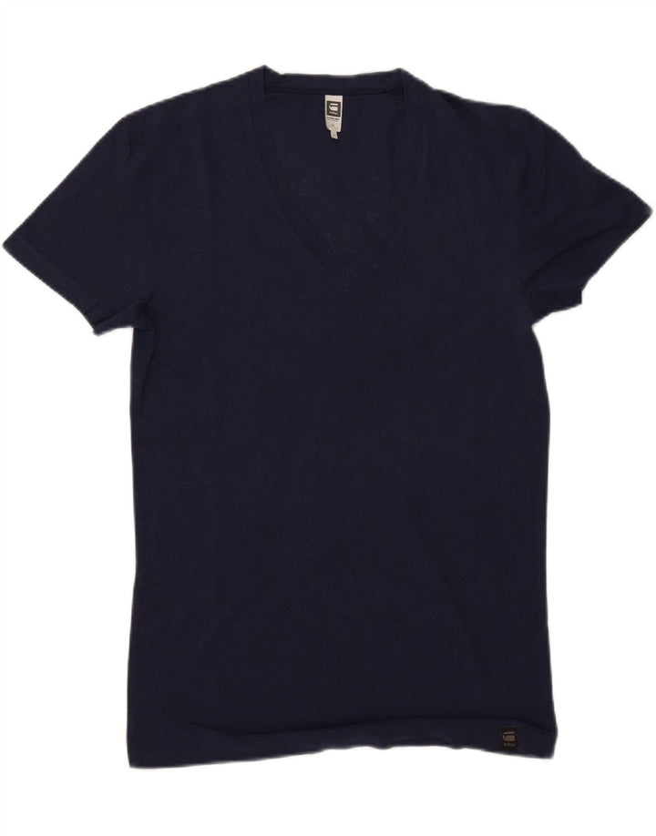 T-shirt męski G-STAR, średni, granatowy, bawełniany