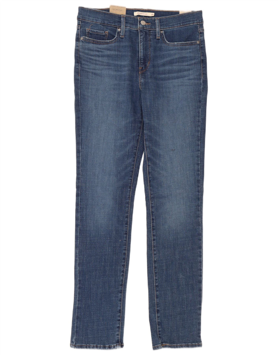 Damskie jeansy Levi's 312 Shaping W29 L32 Niebieska bawełna
