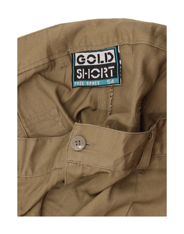 Męskie spodenki chino w stylu vintage IT 54 2XL W36 Beżowy poliester