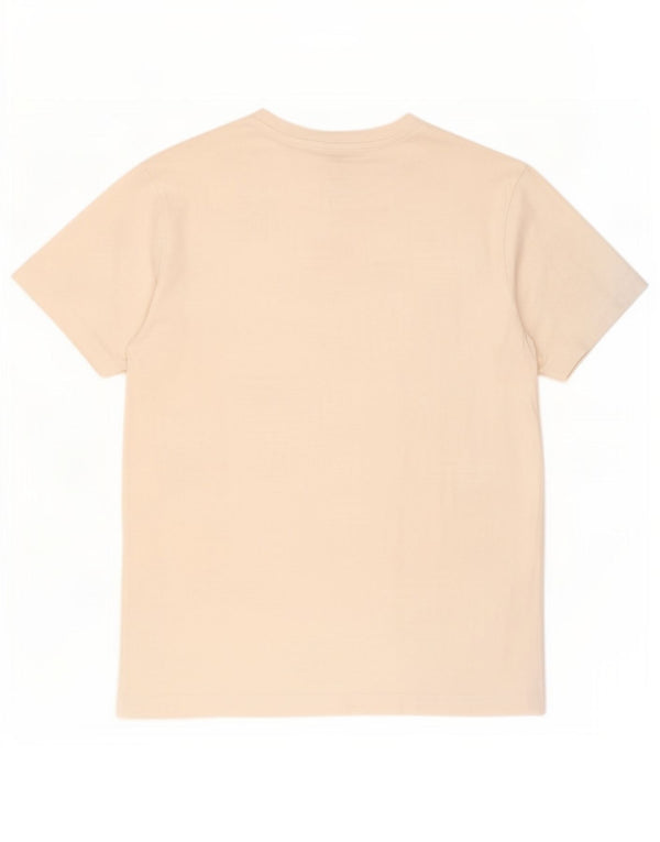 T-shirt męski New Balance, mały, z bawełny w kolorze złamanej bieli