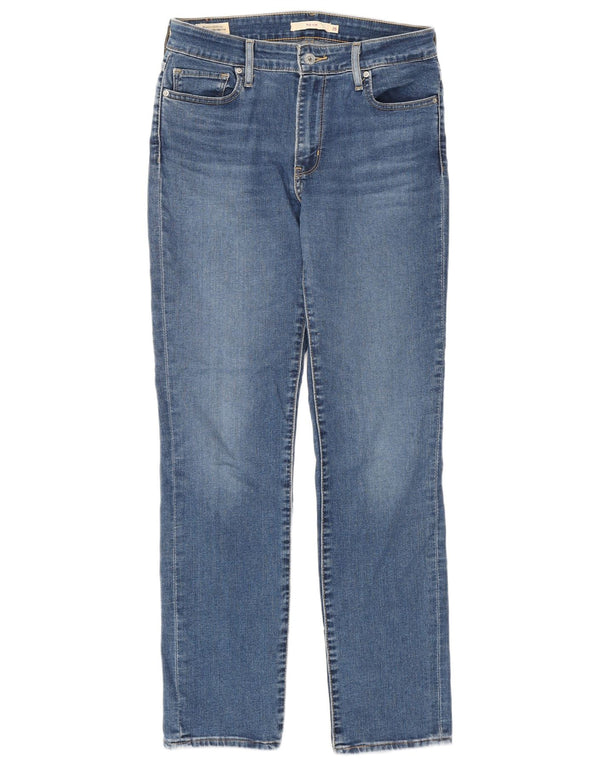 Damskie jeansy Levi's 712 Slim W29 L30 Niebieska bawełna