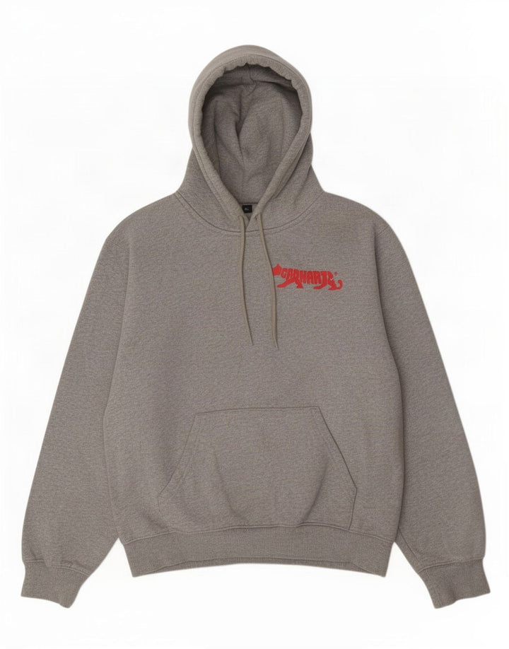 Męski sweter z kapturem Carhartt, mały, szary, bawełniany
