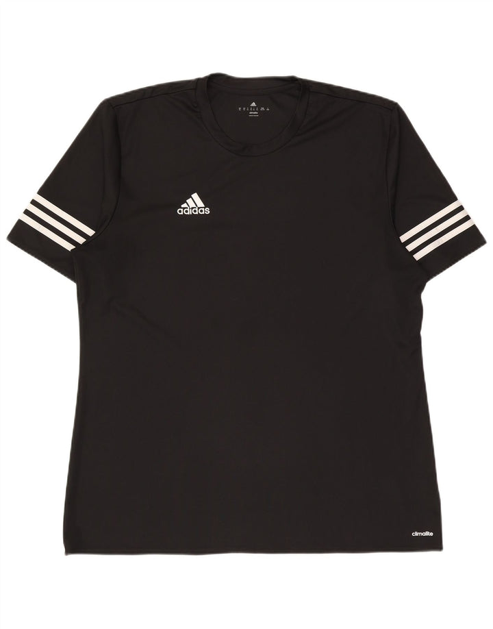 Adidas Męska koszulka Climalite Top XL Czarny poliester
