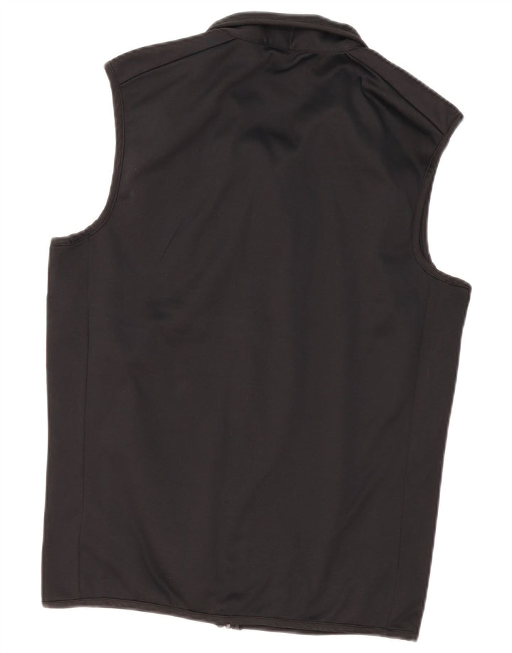 Męska bluza dresowa bez rękawów Chaps, mała, czarna, poliestrowa