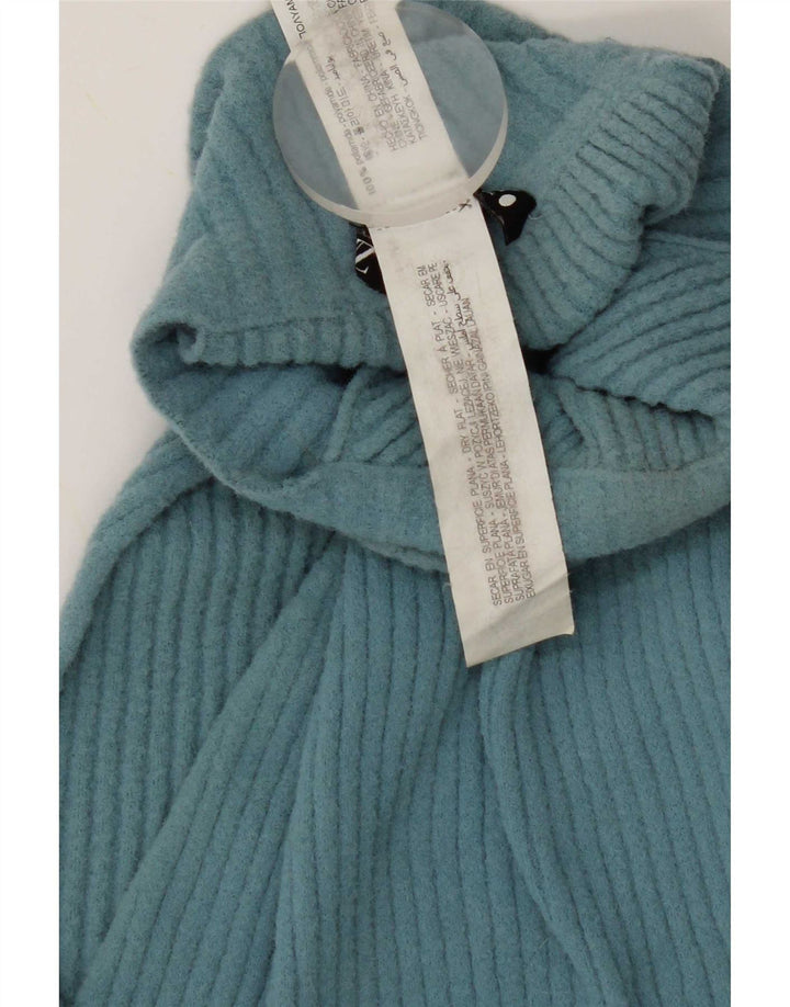 Sukienka damska Zara Maxi Halter UK 12 Średni niebieski nylon
