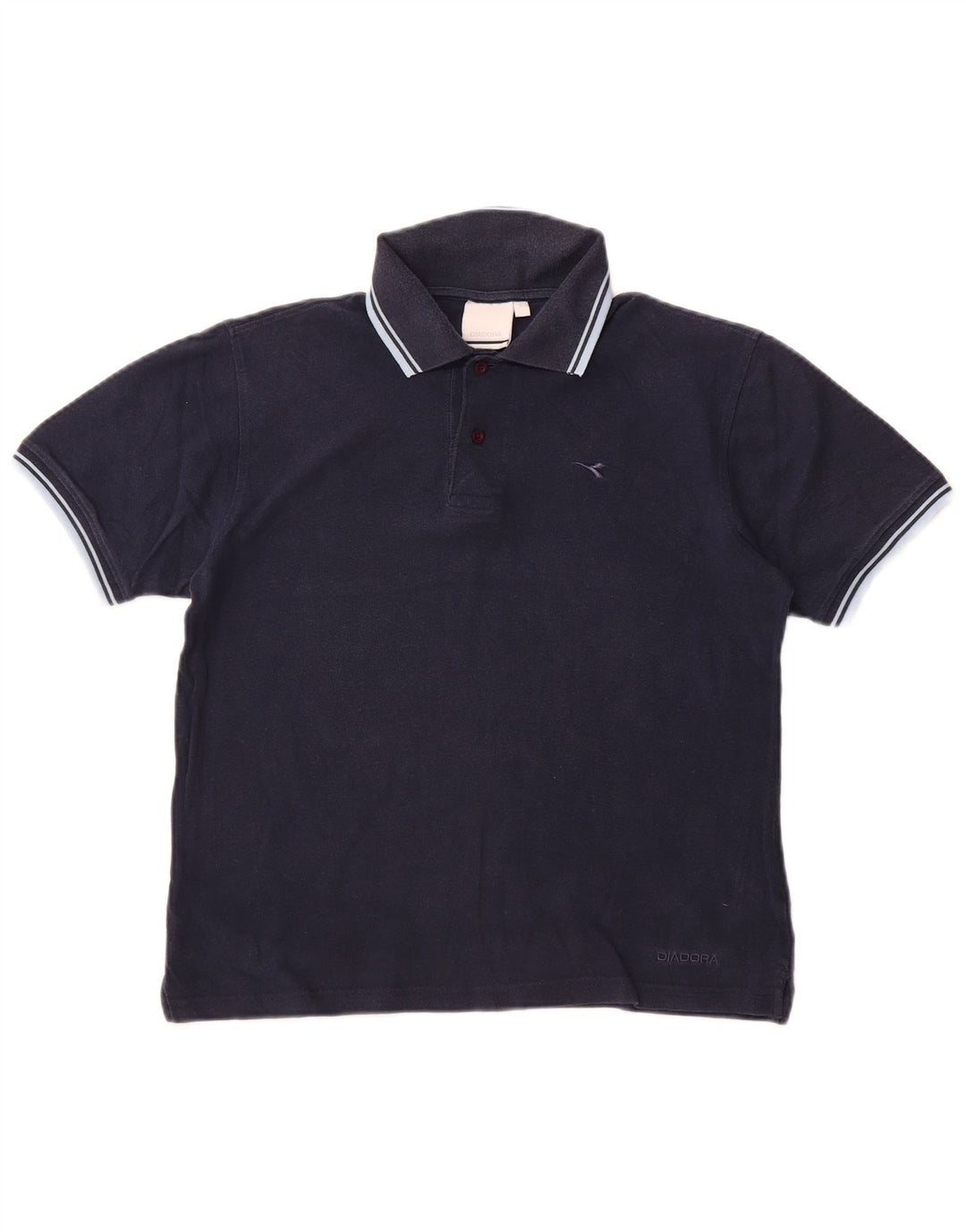 Męska koszulka polo Diadora, mała, granatowa, bawełniana