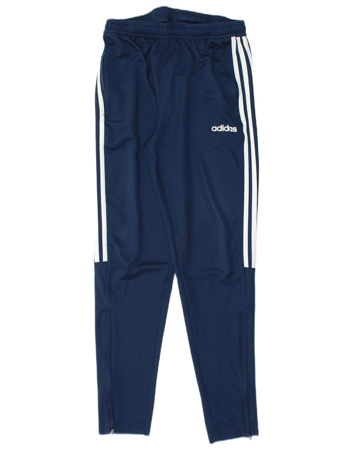 Męskie spodnie dresowe ADIDAS Aeroready, średni granatowy poliester