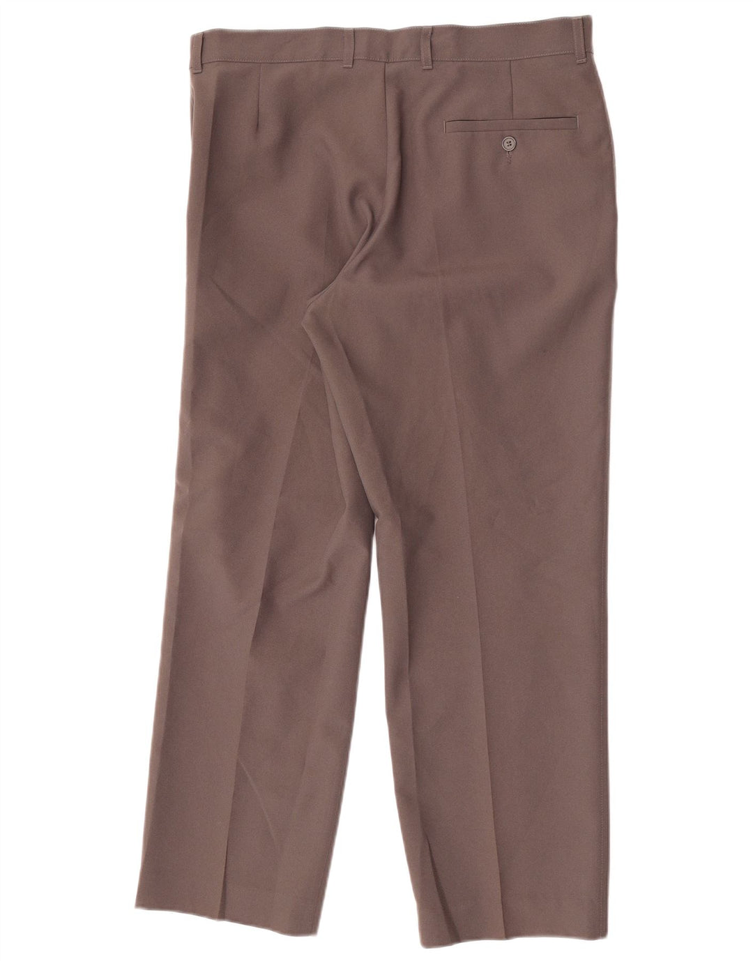 Męskie proste spodnie chino Marks & Spencer W34 L29 Brązowy poliester