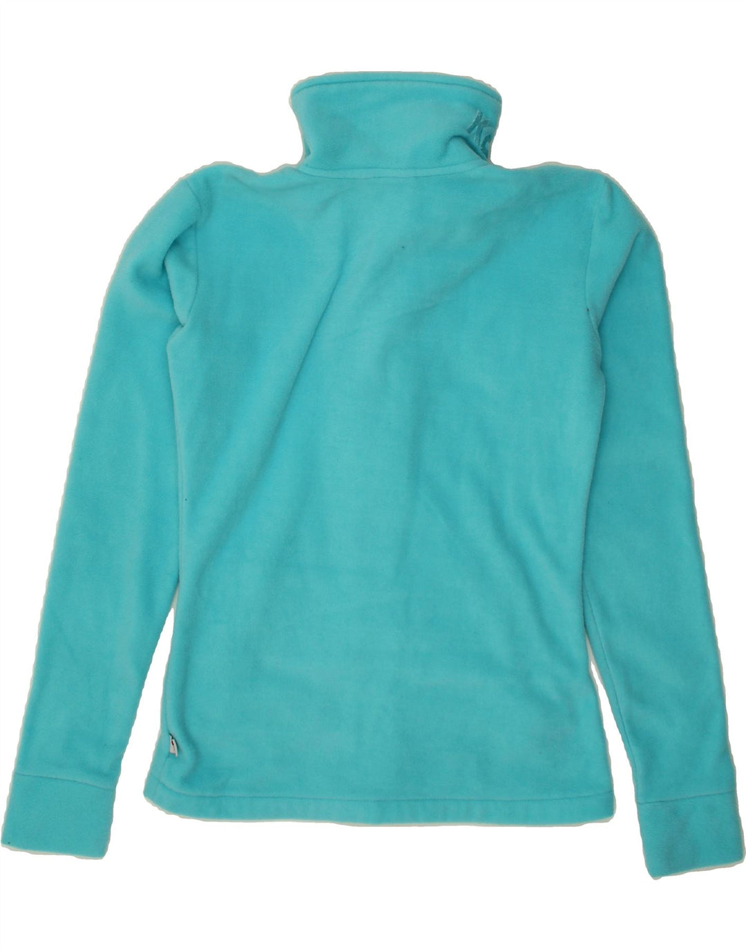 KANGAROOS Girls Graphic Fleece Jacket 14-15 Years Turquoise Polyester Vintage Kangaroos and Second-Hand Kangaroos from Messina Hembry 
