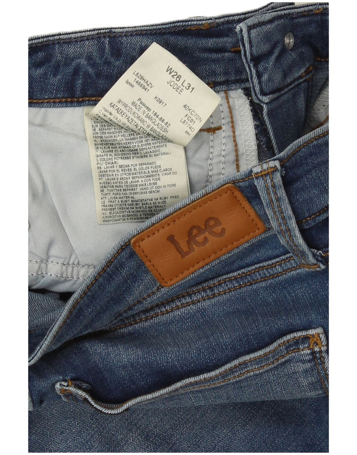 Damskie jeansy Lee Jodee Skinny W26 L27 Niebieskie bawełniane