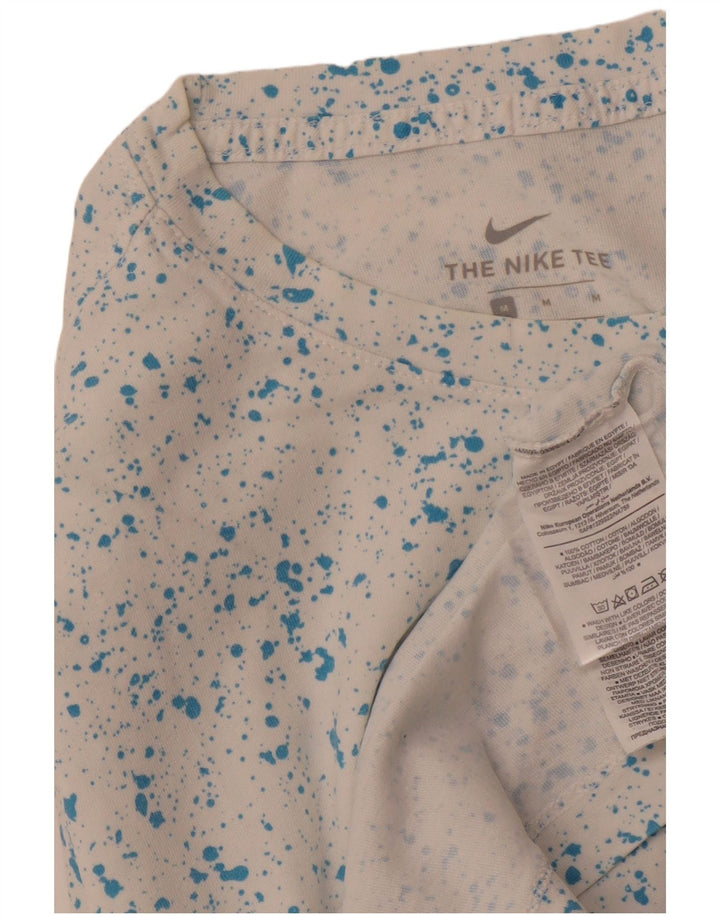 Męski T-shirt z grafiką NIKE Średniej wielkości bawełna w białe plamki