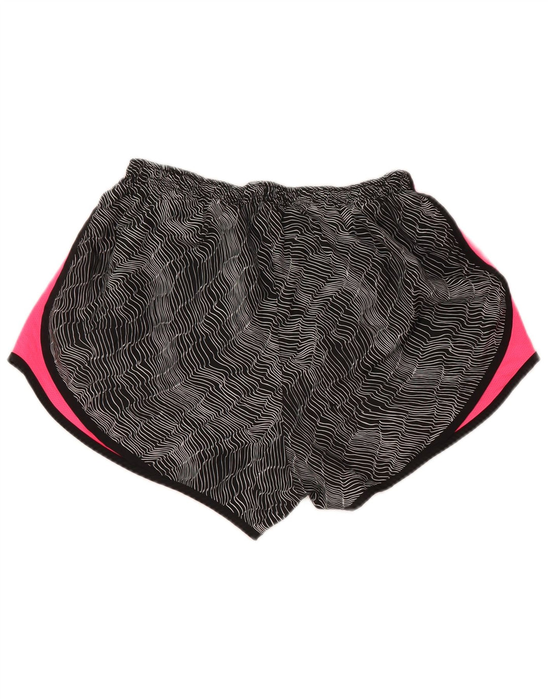 Damskie spodenki sportowe NIKE Dri Fit UK 16, duży, czarny poliester z blokami kolorów