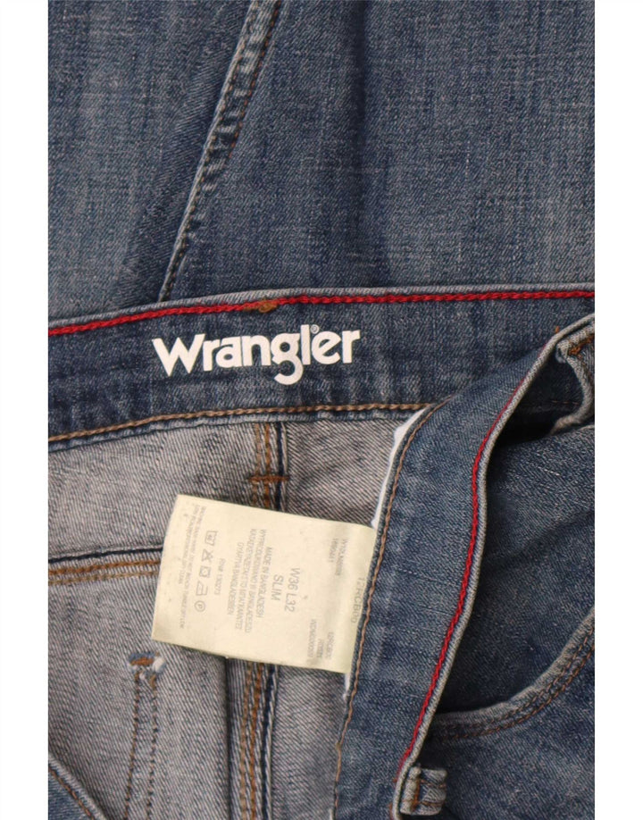 Męskie jeansy Wrangler W36 L29 Niebieskie bawełniane