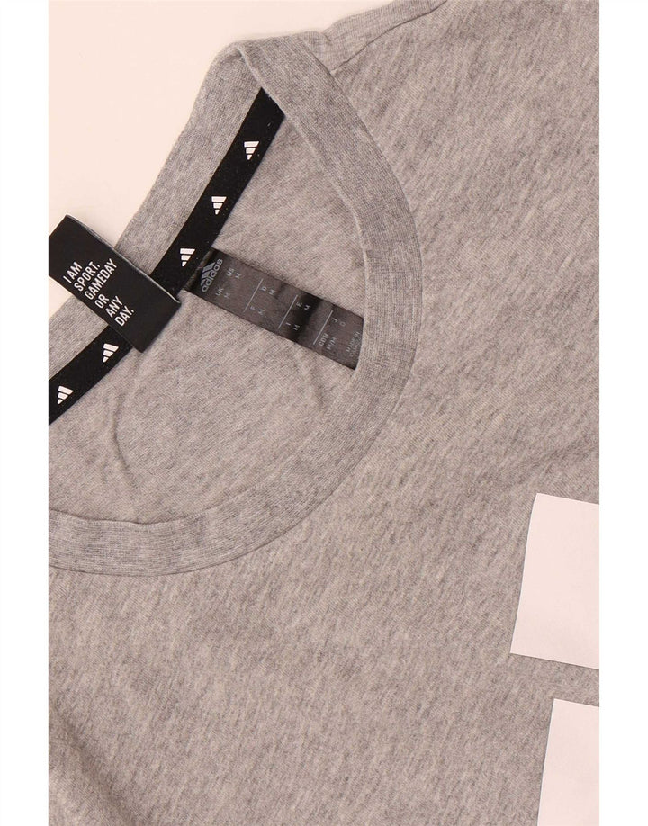 Męska koszulka graficzna Adidas Top Medium Grey