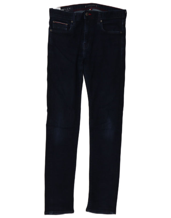 Tommy Hilfiger Mens Bleecker Slim Jeans W30 L32 Navy Blue Cotton