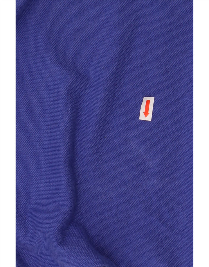 Męska koszulka polo TOMMY HILFIGER, mała, niebieska, bawełniana