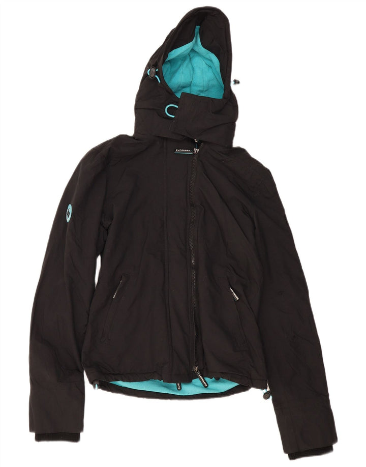 SUPERDRY Damska wiatrówka oversize UK 10 Small Black