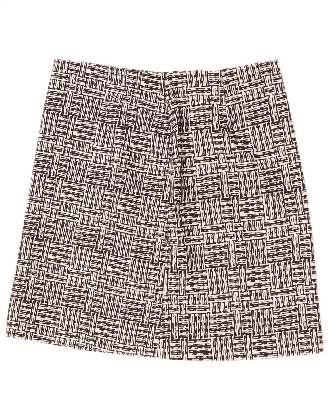 Marks & Spencer Damska spódnica w kształcie litery A UK 16 duża W34 czarna geometryczna