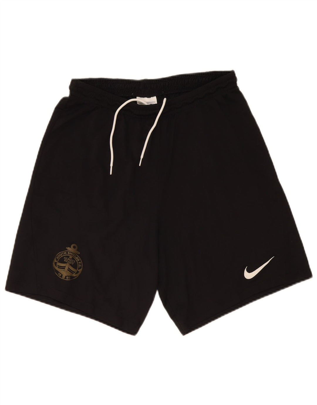 Nike Męskie South Shields F.C. Spodenki sportowe, duże, czarne, poliestrowe