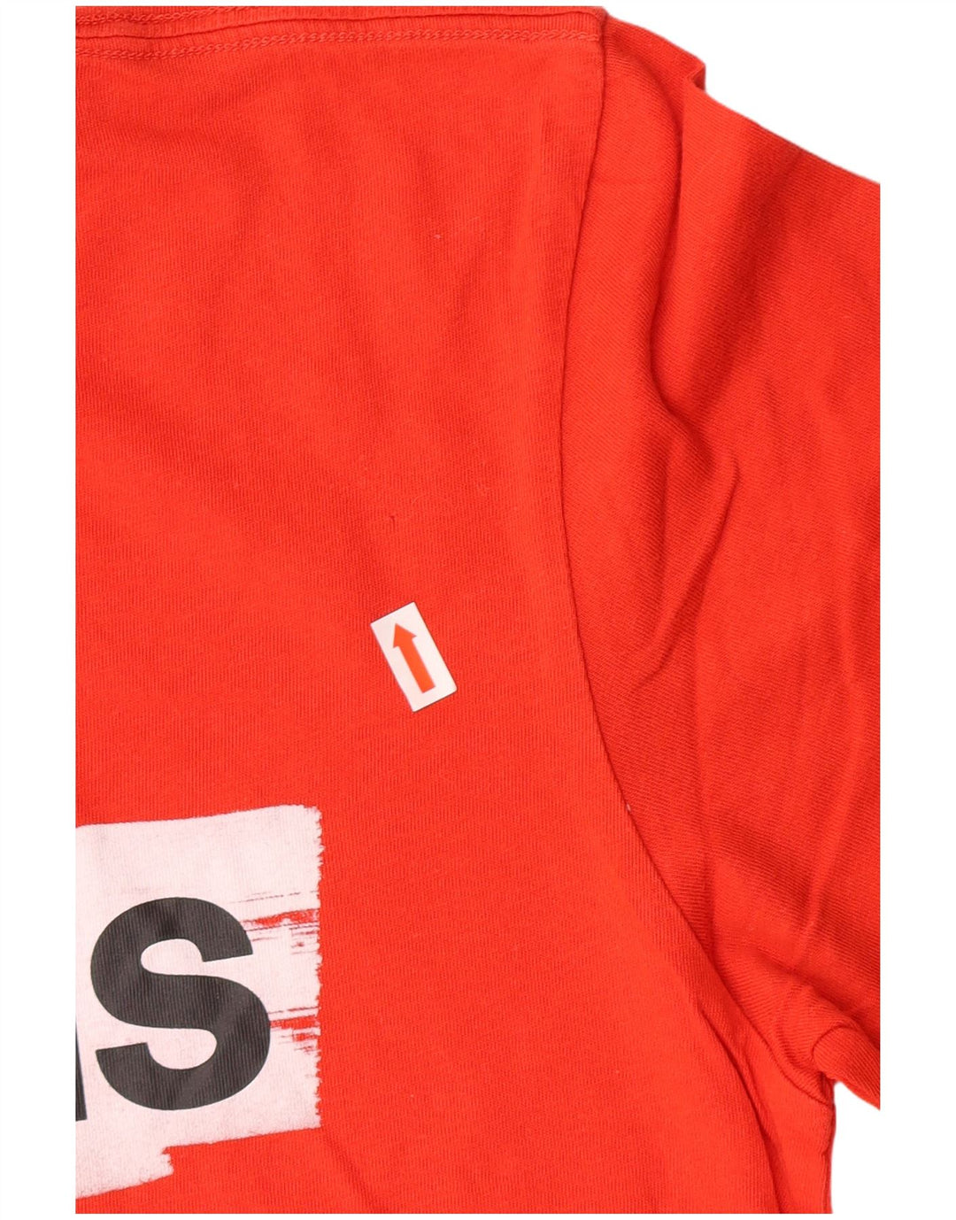 Męski T-shirt z grafiką ADIDAS, mały, czerwony, bawełniany