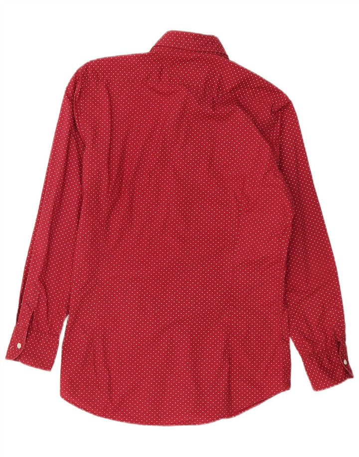 Koszula męska Massimo Dutti, mała, bawełniana w czerwone cętki