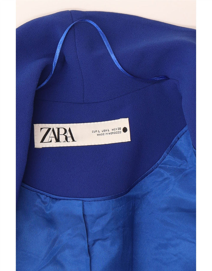 Zara Męska marynarka zapinana na 1 guzik, UK 40, duża, niebieska wiskoza
