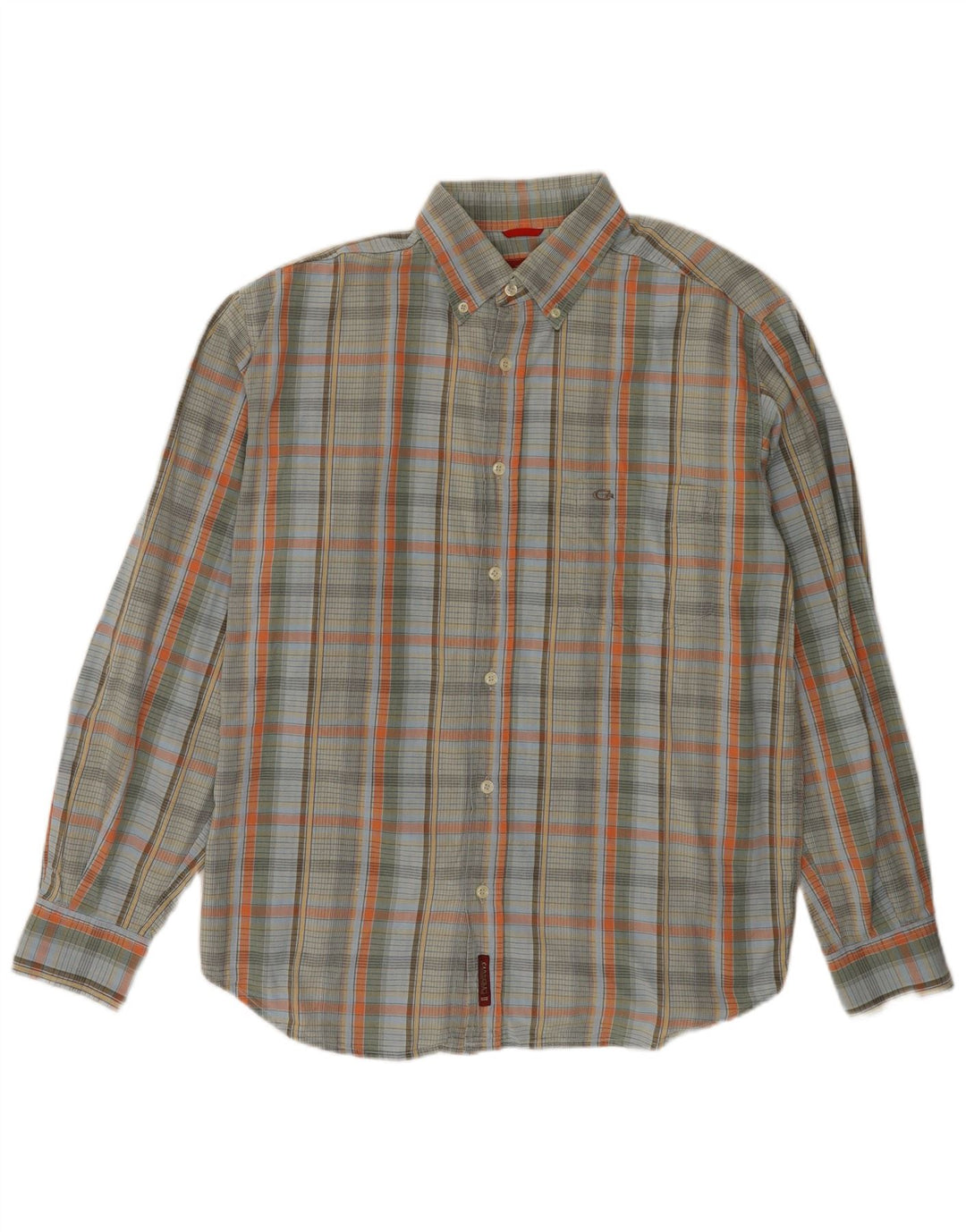 CARRERA Mens Shirt Large Multicoloured Check Cotton Vintage Carrera and Second-Hand Carrera from Messina Hembry 