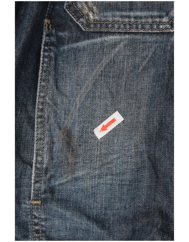 Damska kurtka dżinsowa Gas UK 14, duża, niebieska, bawełniana