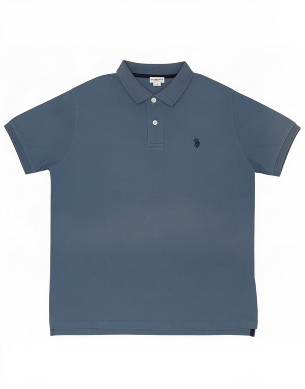 US Polo Assn. Męska koszulka polo XL, niebieska, bawełniana