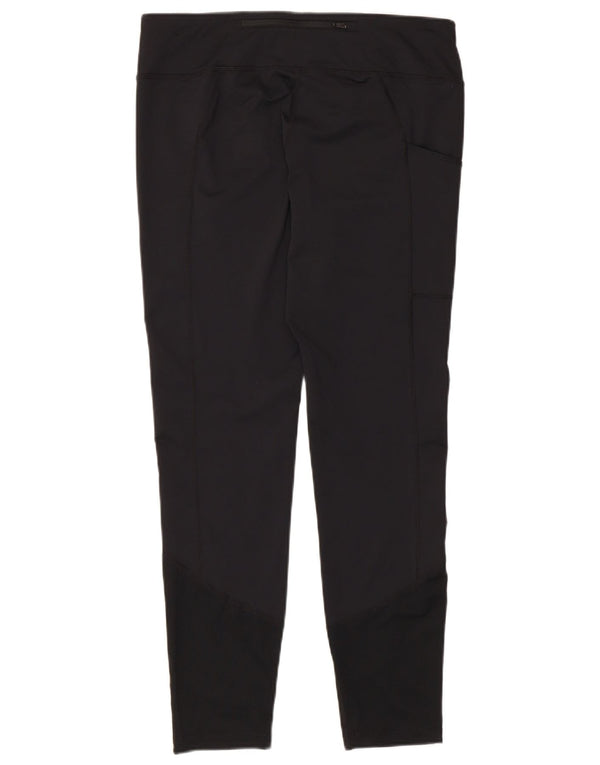 Damskie legginsy NIKE Dri Fit UK 16, duże, czarne, poliestrowe