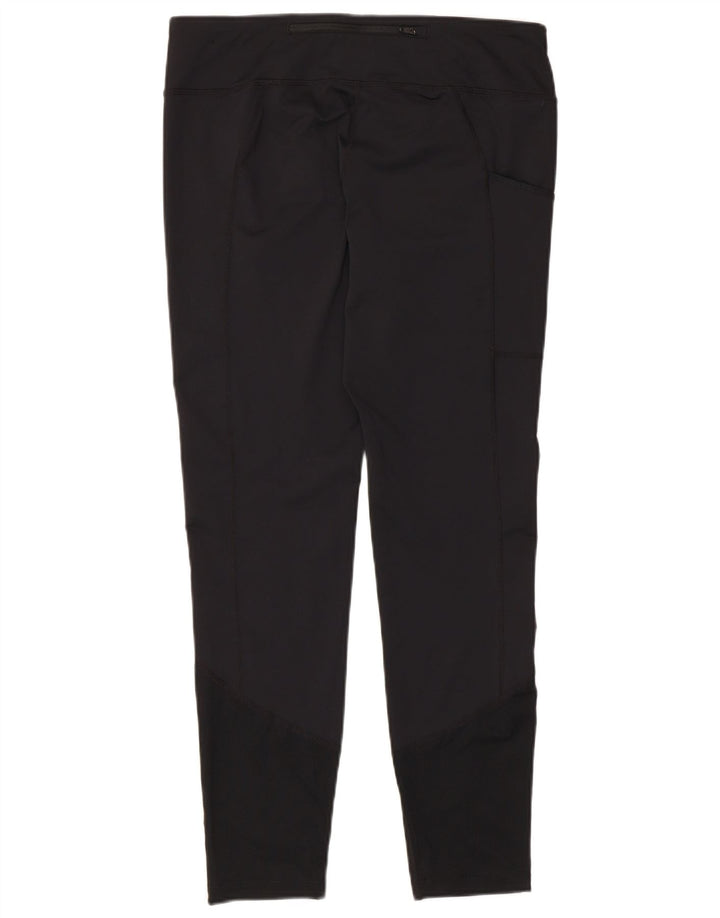 Damskie legginsy NIKE Dri Fit UK 16, duże, czarne, poliestrowe