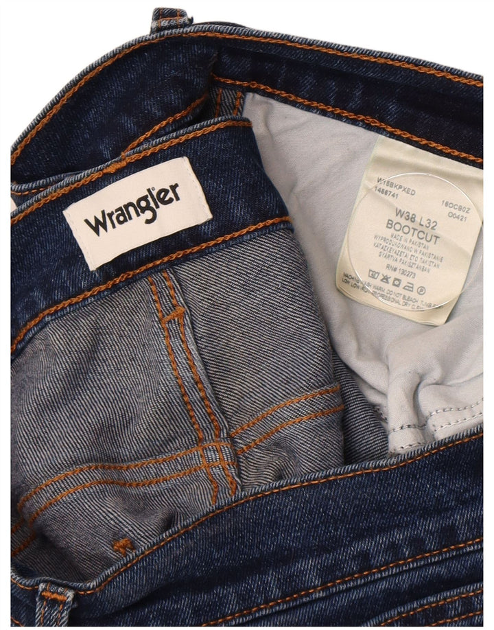 Męskie jeansy Bootcut Wrangler W38 L32 Niebieskie, bawełniane