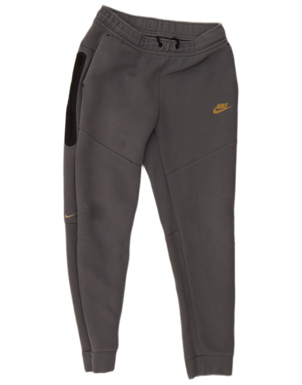 Chłopięce spodnie dresowe Nike, 13-14 lat, XL, szara bawełna