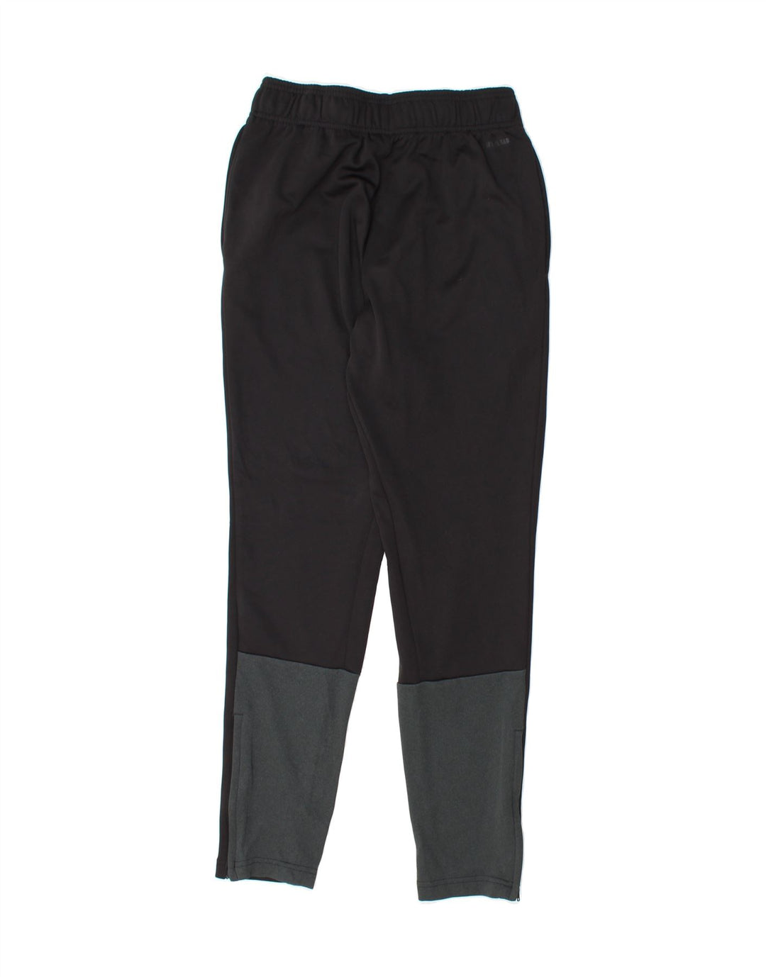 ADIDAS Mens Aeroready Graphic Tracksuit Trousers Small Black Polyester Vintage Adidas and Second-Hand Adidas from Messina Hembry 