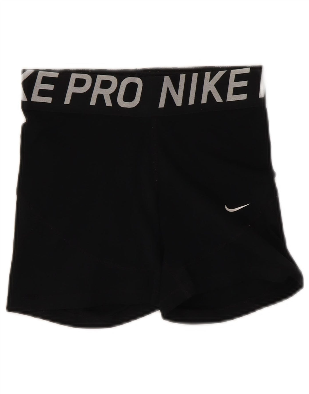 Damskie spodenki sportowe NIKE Dri Fit Graphic UK 8, małe, czarne, poliestrowe