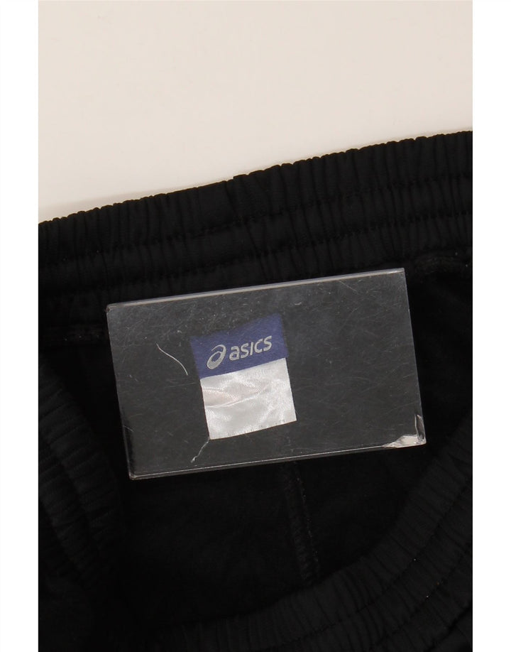 Damskie spodnie dresowe Asics UK 14, duże, czarne, poliestrowe