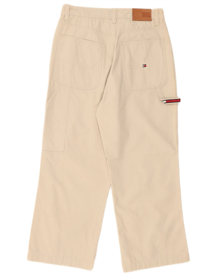 Damskie spodnie cargo Tommy Hilfiger US 6 Medium W28 L24 białe
