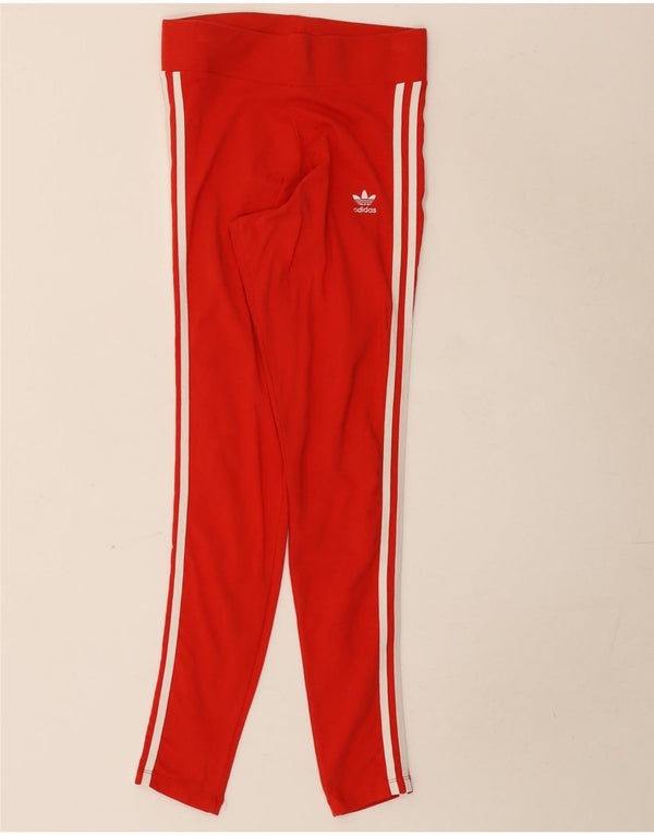 Legginsy Damskie Adidas UK 10 Małe Czerwone Bawełniane