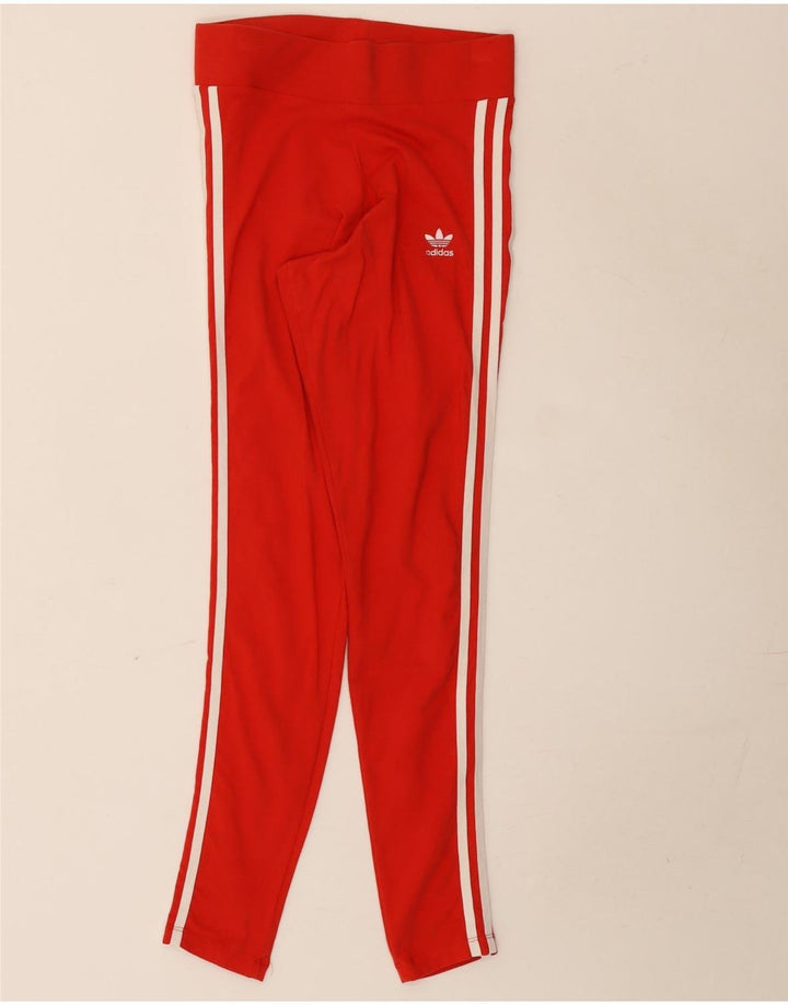 Legginsy Damskie Adidas UK 10 Małe Czerwone Bawełniane
