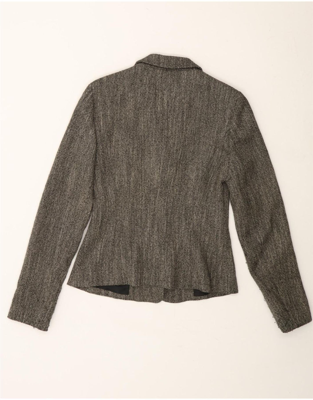 SIR OLIVER Womens 3 Button Blazer Jacket UK 10 Small Grey Vintage Sir Oliver and Second-Hand Sir Oliver from Messina Hembry 