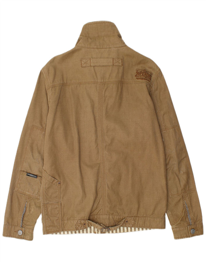 Męska kurtka użytkowa SUPERDRY UK 40, duża, beżowa, bawełniana