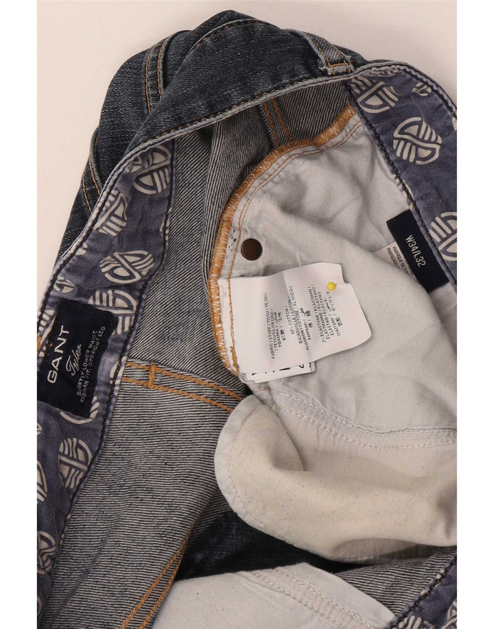 Męskie jeansy Gant Regular Straight W34 L32 Niebieskie bawełniane