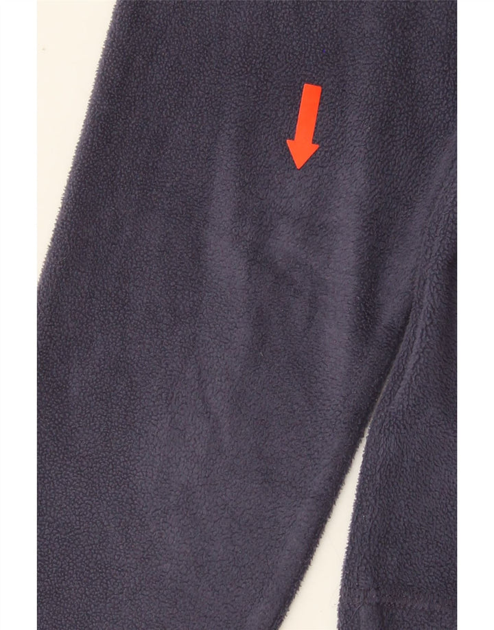 DIADORA Womens Zip Neck Fleece Jumper UK 14 Medium Purple Polyester Vintage Diadora and Second-Hand Diadora from Messina Hembry 
