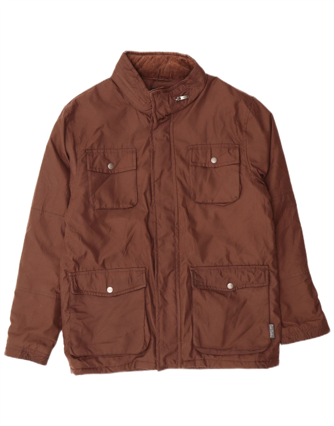 Męska kurtka wiatrówka Pierre Cardin IT 48 Średni brązowy poliester